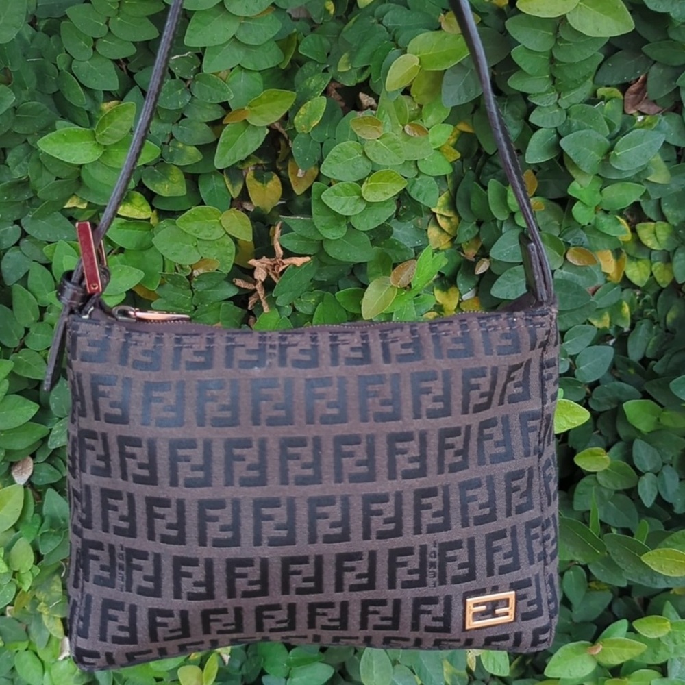 Fendi Zucca Mini Baguette